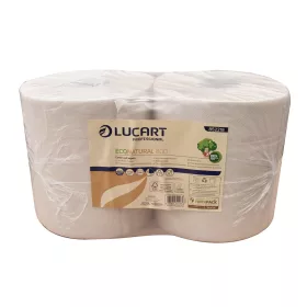   Ipari törlő 2 rétegű havanna barna átmérő: 24 cm 800 lap/tekercs 2 tekercs/karton EcoNatural 800 Lucart_852218
