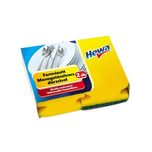 Mosogatószivacs dörzsi 2 db/csomag formázott Fino Happy