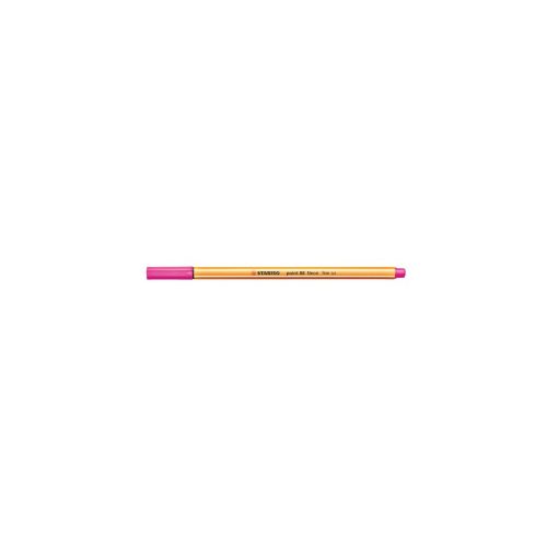 Rostirón, tűfilc 0,4mm, STABILO Point 88 neon rózsaszín