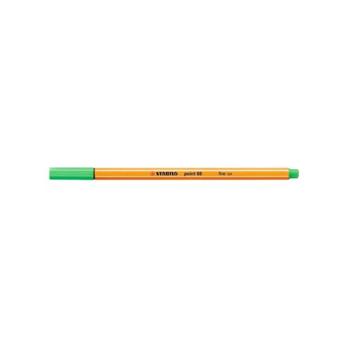 Rostirón, tűfilc 0,4mm, STABILO Point 88 neon zöld