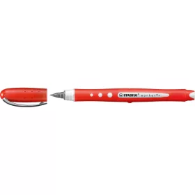 Rollertoll zselés 0,5mm, STABILO Worker+ Colorful piros