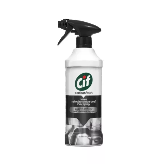 Inox tisztító szórófejes 435 ml Perfect Finish Cif Inox tisztító szórófejes 435 ml Perfect Finish Cif