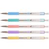 Golyóstoll 0,7mm, pasztell rózsaszín test, Zebra F-301, írásszín kék