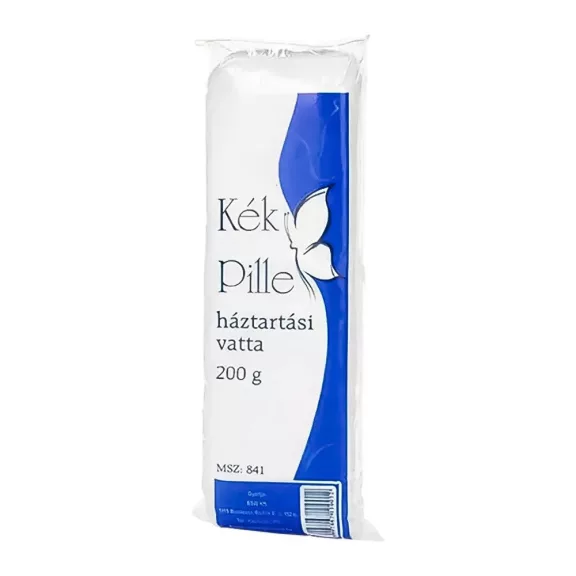Vatta 200 g 100 % pamut Kék Pille Vatta 200 g 100 % pamut Kék Pille