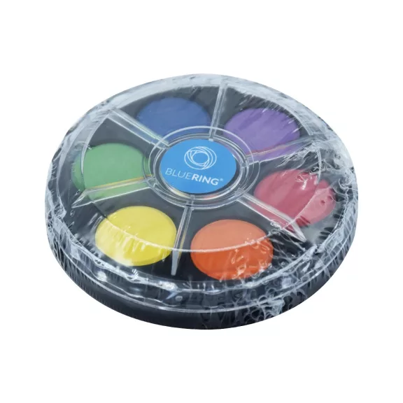 Vízfesték készlet 6 darabos kerek Bluering® Vízfesték készlet 6 darabos kerek Bluering®