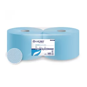   Kéztörlő 2 rétegű tekercses 2 tekercs/karton Strong Blue 2.1000 Lucart_851326J kék