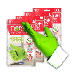 Gumikesztyű L háztartási Bonus+Komfort_B971 zöld