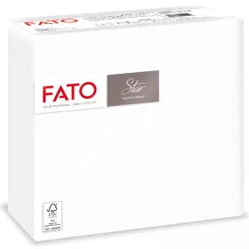   Szalvéta 2 rétegű 38 x 38 cm 40 lap/cs Fato Star fehér_82990000