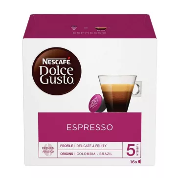  Kávékapszula, Nescafé Dolce Gusto Espresso Milano 16db kapszula