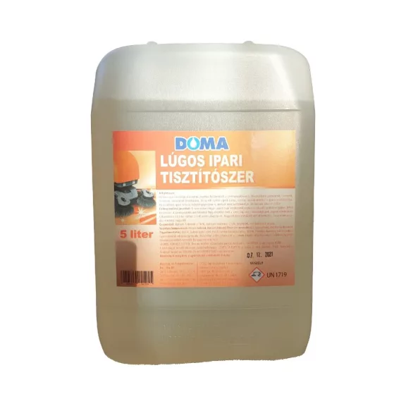 Ipari lúgos tisztítószer 5 liter Doma Ipari lúgos tisztítószer 5 liter Doma