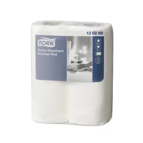   Háztartási papírtörlő kéztörlő 2 rétegű 64 lap/tekercs 2 tekercs/csomag ExtraTork_120269