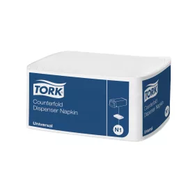   Szalvéta adagolóba 300 lap/csomag 24 csomag/karton N1 Counterfold Tork_10935 fehér