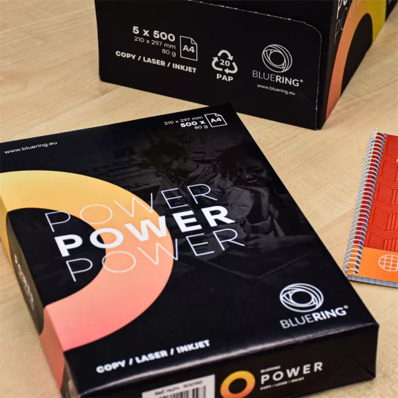 Másolópapír A4, 80g, Bluering® Power 500 ív/csomag Másolópapír A4, 80g, Bluering® Power 500 ív/csomag