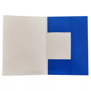   Iratgyűjtő, táblázatos pólyás dosszié A4, 230g. karton Bluering® kék