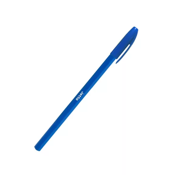 Golyóstoll 0,7mm eldobható, hatszögletű test kupakos Bluering® Jetta, írásszín kék Golyóstoll 0,7mm eldobható, hatszögletű test kupakos Bluering® Jetta, írásszín kék