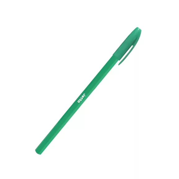 Golyóstoll 0,7mm eldobható, hatszögletű test kupakos Bluering® Jetta, írásszín zöld Golyóstoll 0,7mm eldobható, hatszögletű test kupakos Bluering® Jetta, írásszín zöld