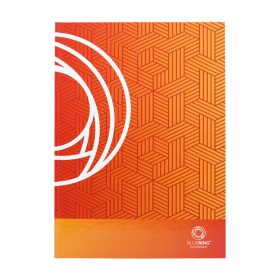   Beírókönyv A4, 96lap, keményfedeles, egyszínű, Bluering kockás