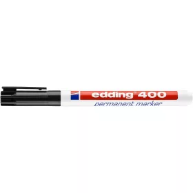 Alkoholos marker 1 mm, kerek hegyű, Edding 400 fekete