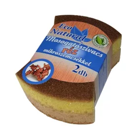   Kókuszszivacs réz szemcsékkel 2 db/csomag Cleanne Eco Natural