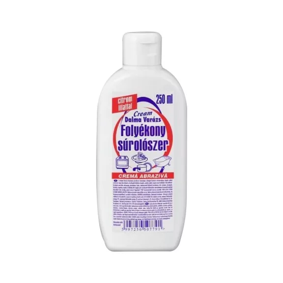 Folyékony súrolókrém 250 ml Dalma Varázs Folyékony súrolókrém 250 ml Dalma Varázs