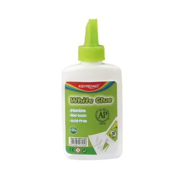 Ragasztó, folyékony 120 g, Keyroad fehér