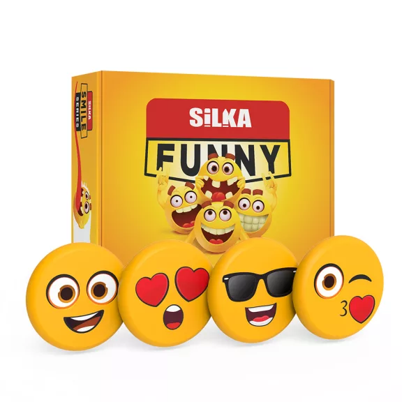 Radír, smile-nagy, 36 db/display, Silka Radír, smile-nagy, 36 db/display, Silka