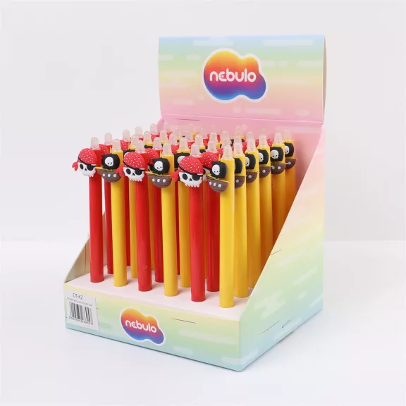 Zseléstoll radírozható, Kalózok, 36 db/display Nebulo Zseléstoll radírozható, Kalózok, 36 db/display Nebulo