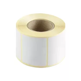   Etikett címke thermo, 100x100mm, tekercses, 600 címke/tekercs fehér