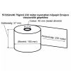 Hőpapír 57mm széles, 232fm hosszú, cséve 40mm, BPA mentes nyomatlan, ENVIPCO MOHU visszaváltó gépekhez Bluering®