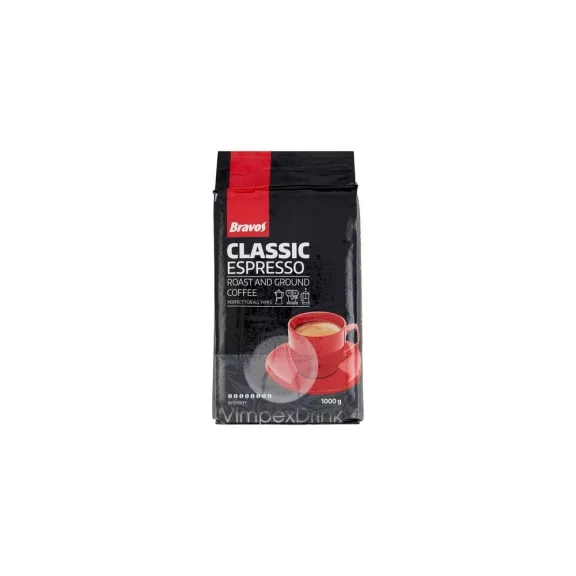 Kávé őrölt, 1000g, Classic Espresso Bravos Kávé őrölt, 1000g, Classic Espresso Bravos