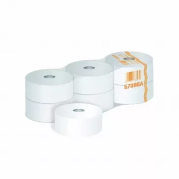   Toalettpapír 2 rétegű közületi átmérő: 23 cm 100 % cellulóz 175 m/tekercs 6 tekercs/karton Peppy_57096A
