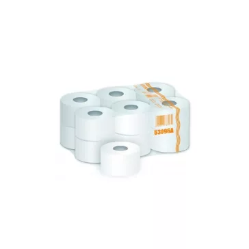   Toalettpapír 2 rétegű közületi átmérő: 19 cm 100 % cellulóz 125 m/tekercs 12 tekercs/karton Peppy_53096A