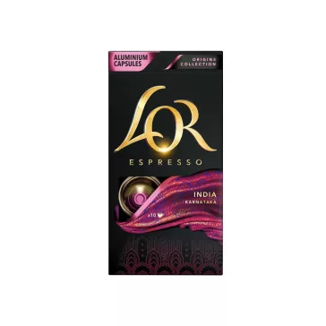   Kávékapszula, Nespresso kompatibilis LOR India 10 db kapszula