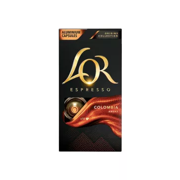   Kávékapszula, Nespresso kompatibilis LOR Colombia 10 db kapszula