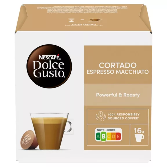Kávékapszula, Nescafé Dolce Gusto Cortado 16db kapszula Kávékapszula, Nescafé Dolce Gusto Cortado 16db kapszula
