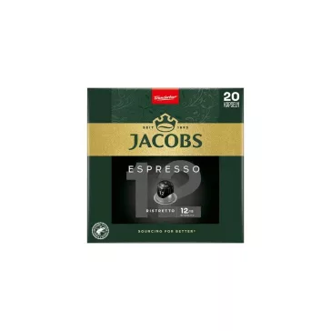   Kávékapszula, Nespresso kompatibilis Jacobs Espresso 12 Ristretto 10db kapszula