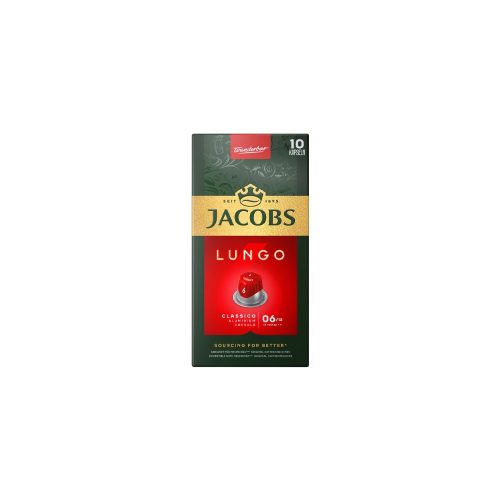 Kávékapszula, Nespresso kompatibilis Jacobs Lungo 6 Classico 10db/doboz