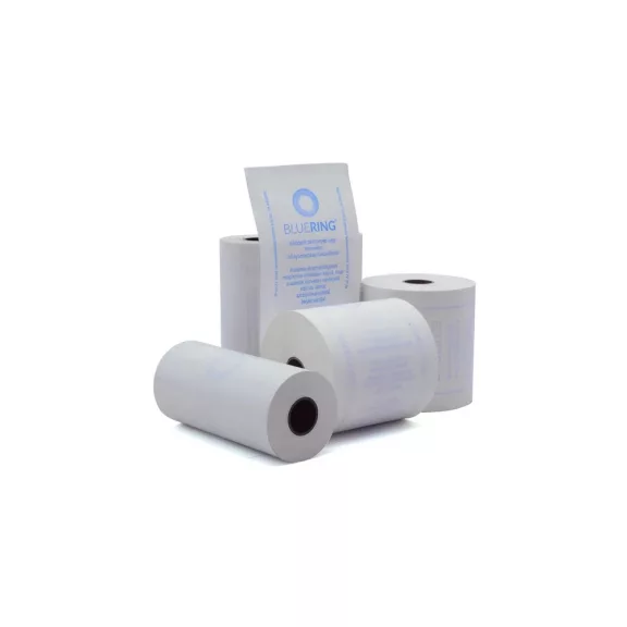 Hőpapír 80 mm széles, 75fm hosszú, cséve 17mm, 5 tekercs/csomag, ( 80/80 ) BPA mentes Hőpapír 80 mm széles, 75fm hosszú, cséve 17mm, 5 tekercs/csomag, ( 80/80 ) BPA mentes