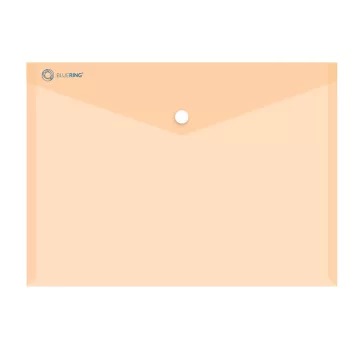   Irattartó tasak A4, PP patentos Bluering® transzparens narancs