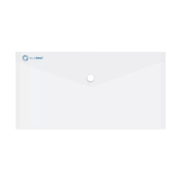 Irattartó tasak DL 'csekk' patentos PP Bluering® transzparens Irattartó tasak DL 'csekk' patentos PP Bluering® transzparens