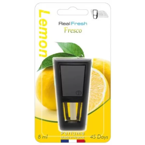 Autóillatosító készülék 8 ml Real Fresh citrom Autóillatosító készülék 8 ml Real Fresh citrom