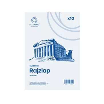 Rajzlap A4, famentes fóliázva Bluering® 10 ív/csomag,