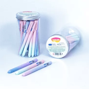   Zseléstoll, 0,5mm vegyes test szín, gradiens minták 30db/doboz Nebuló írásszín kék