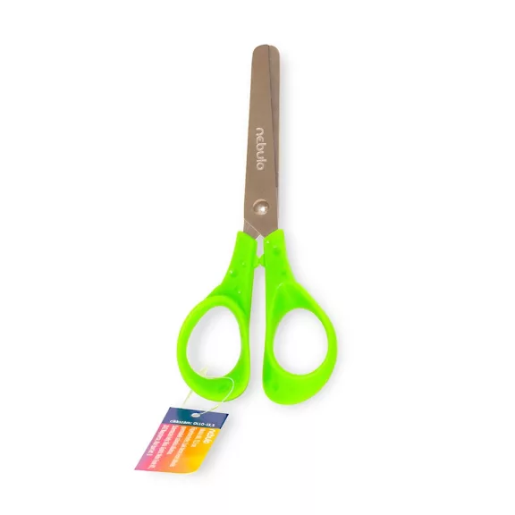 Olló 13,5cm, kerekített heggyel, ergonomikus, iskolai, Nebulo Olló 13,5cm, kerekített heggyel, ergonomikus, iskolai, Nebulo