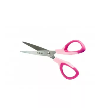 Olló 21cm, hegyes, ergonomikus, iskolai, Nebulo