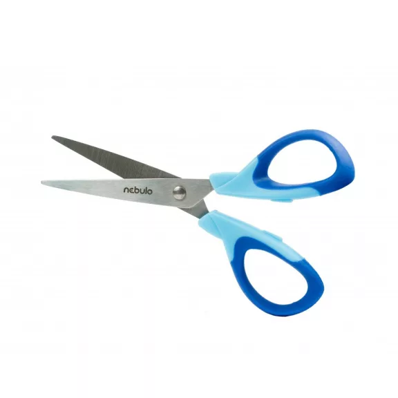 Olló 25cm, hegyes, ergonomikus, iskolai, Nebulo Olló 25cm, hegyes, ergonomikus, iskolai, Nebulo