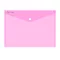 Irattartó tasak A4, PP patentos Bluering® transzparens pink