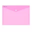 Irattartó tasak A4, PP patentos Bluering® transzparens pink