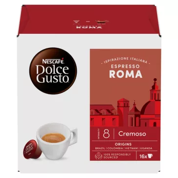   Kávékapszula, Nescafé Dolce Gusto Espresso Roma 16db kapszula