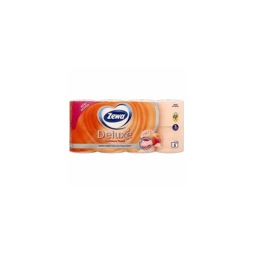 Toalettpapír 3 rétegű 150 lap/tekercs 8 tekercs/csomag Zewa Cashmere Peach